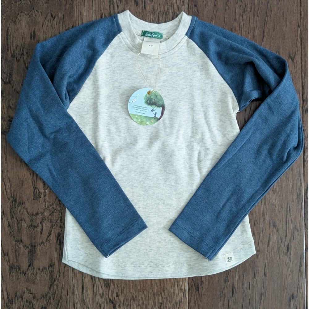 Little Road Co Long Sleeve Baseball Tee NEW!